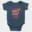 Buildup Panrano, Peela Vidrano, Athu Mukkiyam Illa Short Sleeve Baby Onesie in Navy Color
